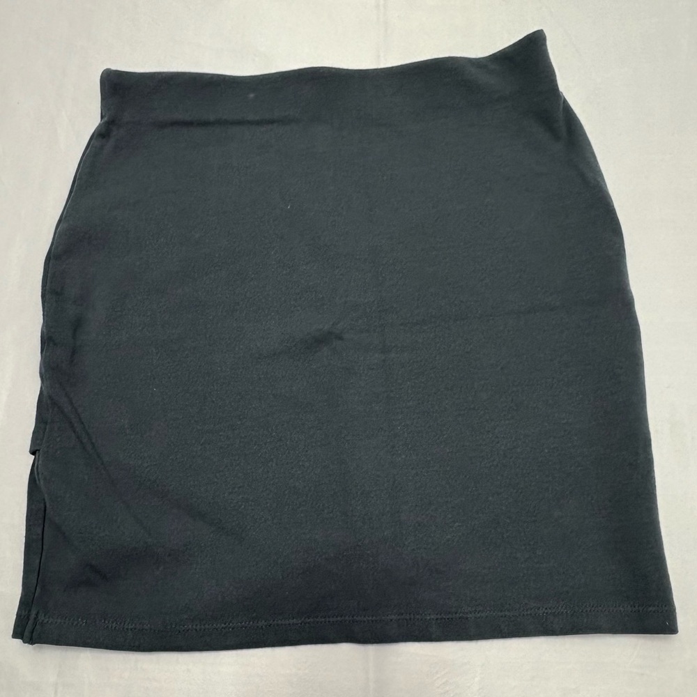 Aritzia Talula Women’s Small Primrose Blue Grey Tulip Mini Skirt Viscose Bodycon - Picture 2 of 6